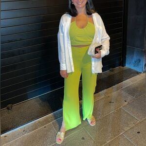 lulus green matching set size small